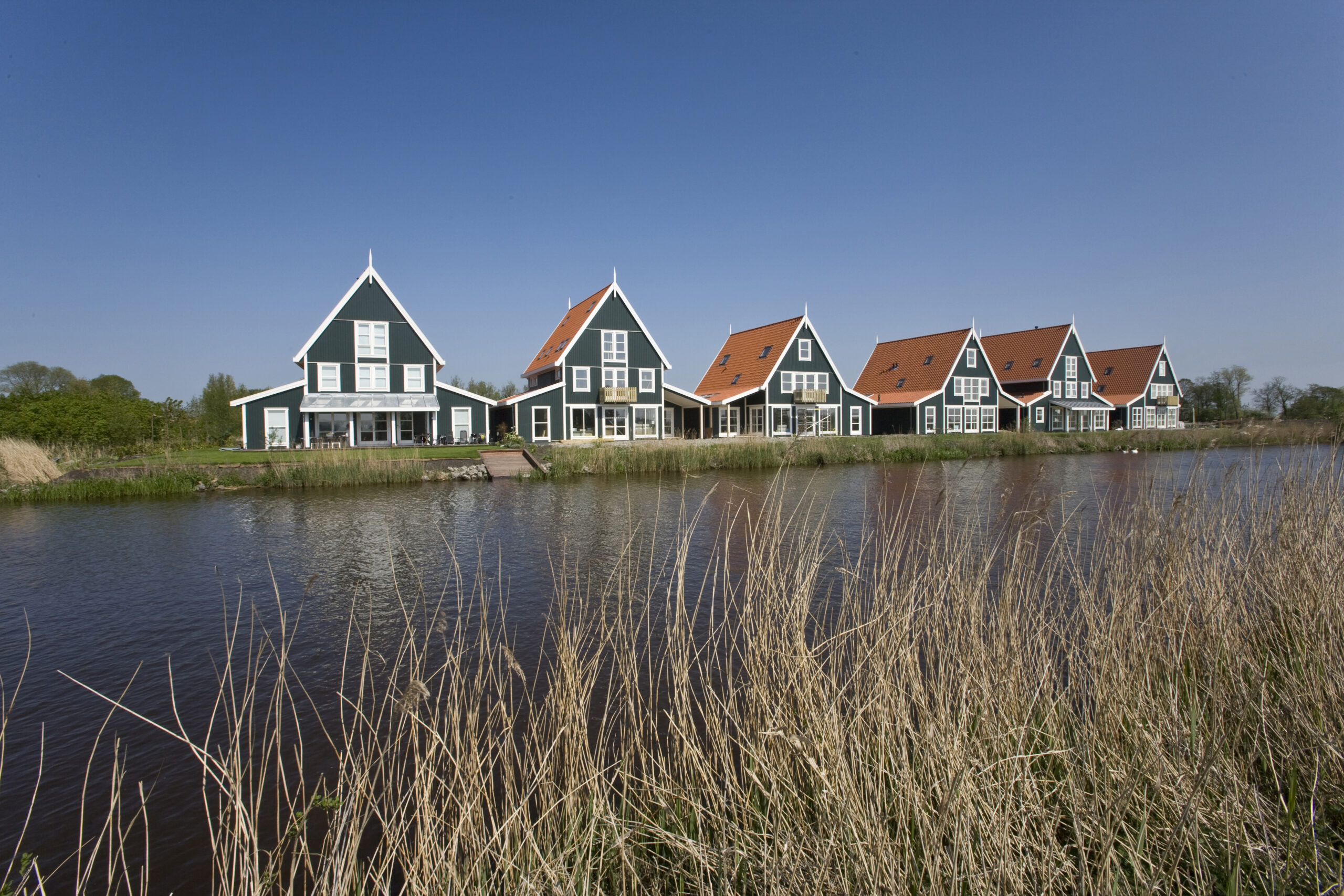 Luchtfoto van Buitenplaats Houtryck in Waeterland, Leeuwarden