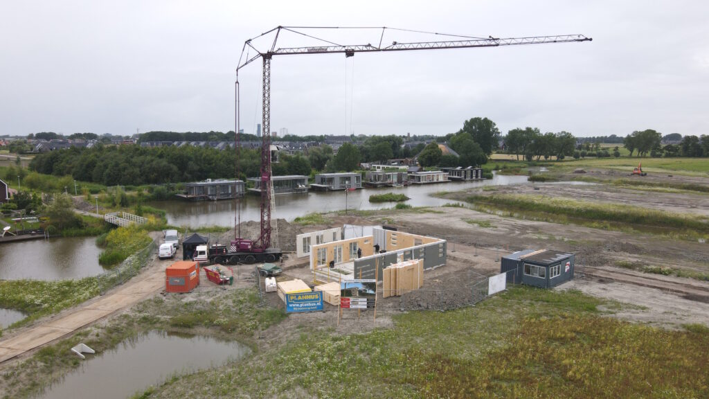 Eerste woning in aanbouw Unia Leeuwarden